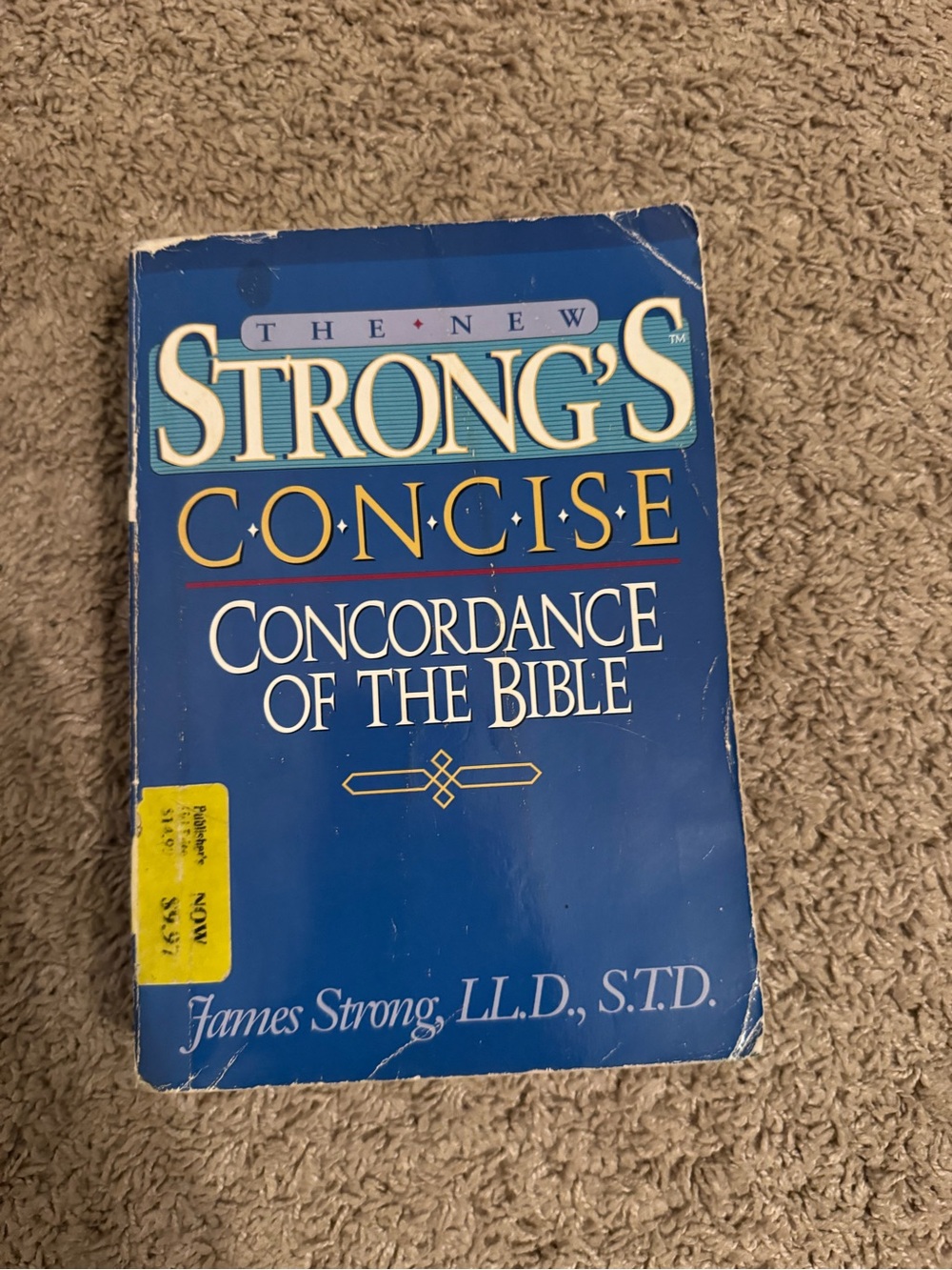 Strong's Concise Concordance of the Bible - Blue Cover